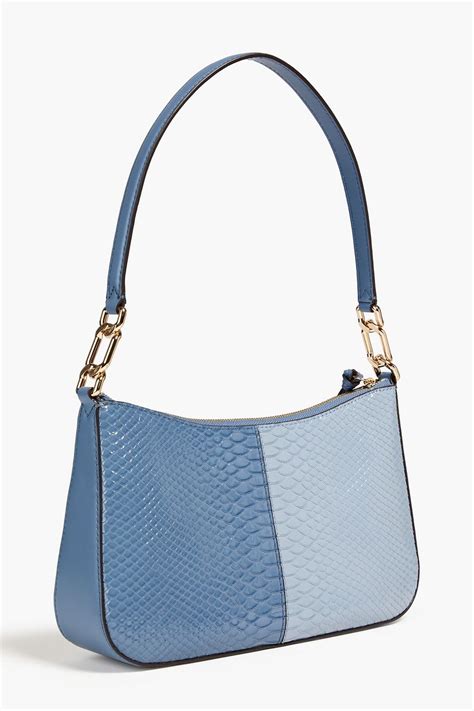 michael kors chelsea two-tone medium navy shoulder bag|Michael Kors flat shoulder handbags.